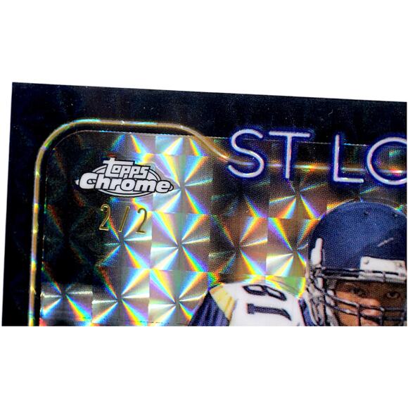 2024 Topps Chrome Black Geometric Autographs #BA-THO Torry Holt /2 St Louis Rams - Picture 7 of 13